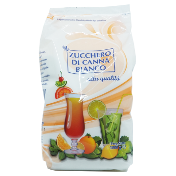 ZUCCHERO DI CANNA BIANCO 1Kg SCARBOLO #