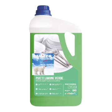 DETER. PIATTI LIMONE VERDE 5kg. SANITEC# DETER. PIATTI LIMONE VERDE 5kg. SANITEC#