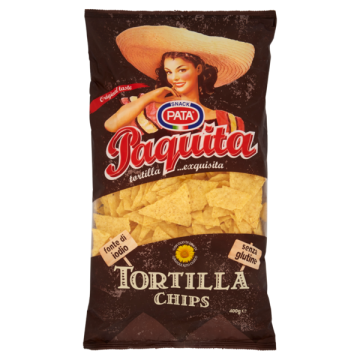 TORTILLA CHIPS PAQUITA GR.400 TORTILLA CHIPS PAQUITA GR.400