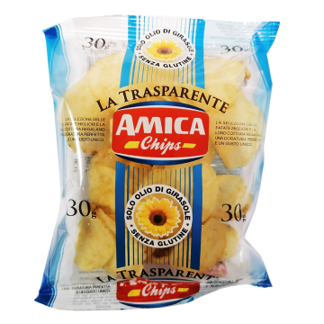 PATATINE CLASSICHE 30gr AMICA CHIPS # PATATINE CLASSICHE 30gr AMICA CHIPS #