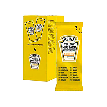 SENAPE MONODOSE HEINZ 200bs. # (1)