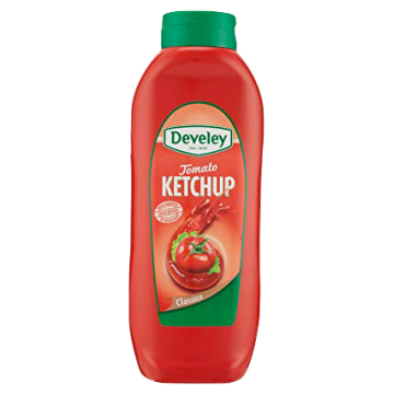 TOMATO KETCHUP 875ml. SQUEEZE DEVELEY  #