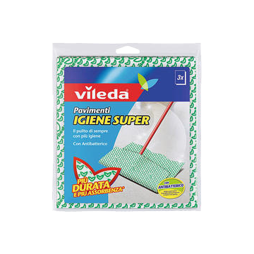 PANNO PAVIMEN. IGIENE SUPER 3pz. VILEDA# PANNO PAVIMEN. IGIENE SUPER 3pz. VILEDA#