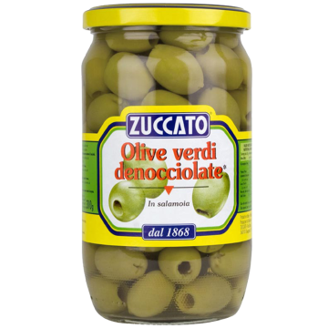 OLIVE VERDI DENOCCIOLATE 720gr. ZUCCATO# OLIVE VERDI DENOCCIOLATE 720gr. ZUCCATO#