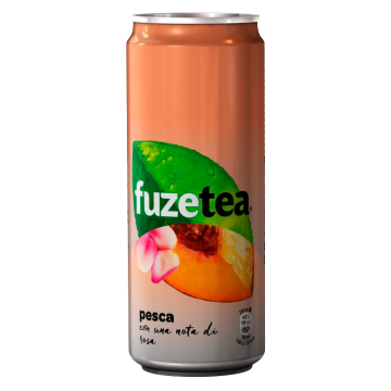 TEA FUZE PEACH ROSE lattina 0.33 X24 ^ TEA FUZE PEACH ROSE lattina 0.33 X24 ^