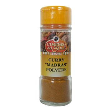 CURRY MADRAS POLVERE 35gr VETRO SIDEA # CURRY MADRAS POLVERE 35gr VETRO SIDEA #