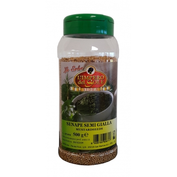 SPEZIA SENAPE SEMI GIALLA 500gr. PET SPEZIA SENAPE SEMI GIALLA 500gr. PET