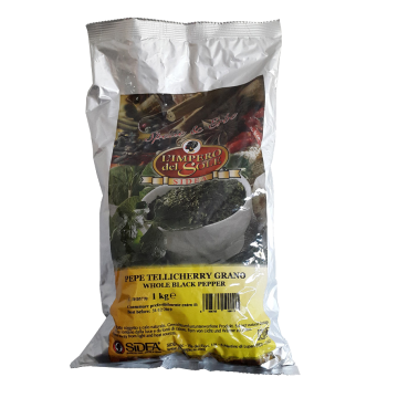 PEPE NERO TELLICHERRY GRANO 1kg. BUSTA PEPE NERO TELLICHERRY GRANO 1kg. BUSTA