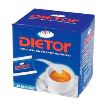 ZUCCHERO DOLCIFICANTE 40bs.40gr. DIETOR# ZUCCHERO DOLCIFICANTE 40bs.40gr. DIETOR#