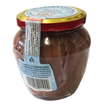 FILETTI ACCIUGHE O.GIRASOLE 160gr. #