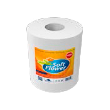 ASCIUGAMANO 1x400str. SOFT FLOVER # ASCIUGAMANO 1x400str. SOFT FLOVER #