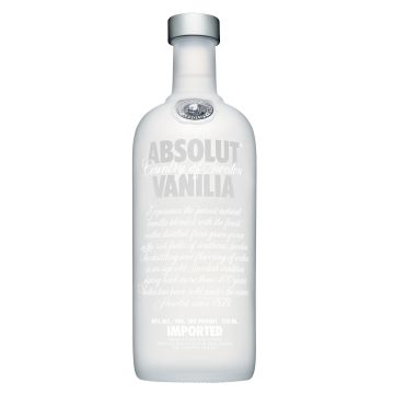 VODKA ABSOLUT VANIGLIA 1/1 " VODKA ABSOLUT VANIGLIA 1/1 "