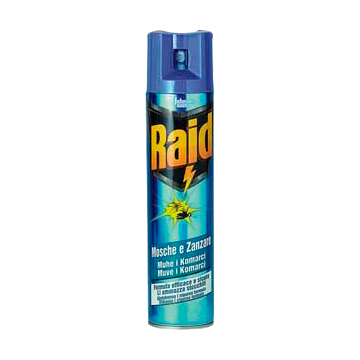 INSETTICIDA MOSCHE ZANZARE 400ml. RAID # INSETTICIDA MOSCHE ZANZARE 400ml. RAID #