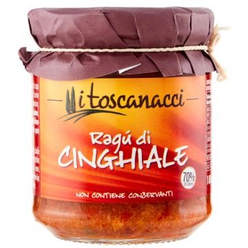 SUGO DI CINGHIALE 180gr. I TOSCANACCI # SUGO DI CINGHIALE 180gr. I TOSCANACCI #