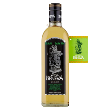 BENEVA MEZCAL CON GUSANO 0.70 &#34;