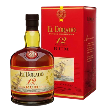 RUM EL DORADO 12Y " RUM EL DORADO 12Y "