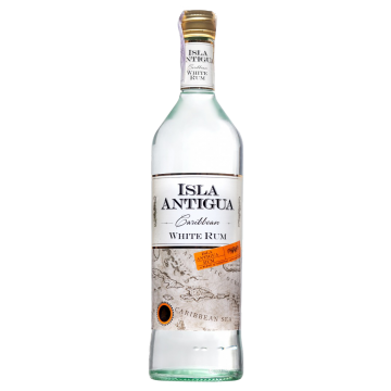 RUM WHITE ISLA ANTIGUA 1/1 " RUM WHITE ISLA ANTIGUA 1/1 "