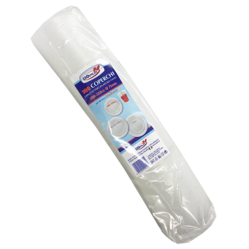 COPERCHI BICCH 200/250ml 100pz DOPLA# COPERCHI BICCH 200/250ml 100pz DOPLA#