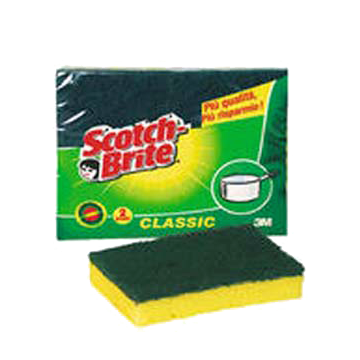 SPUGNA + 2pz. SCOTCH BRITE # (20) SPUGNA + 2pz. SCOTCH BRITE # (20)
