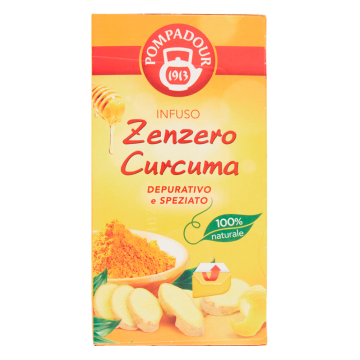 INFUSO ZENZERO/CURCUMA 20f POMPADOUR INFUSO ZENZERO/CURCUMA 20f POMPADOUR