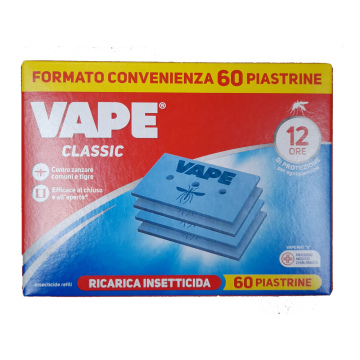 PIASTRINE ZANZARE 60pz VAPE PIASTRINE ZANZARE 60pz VAPE