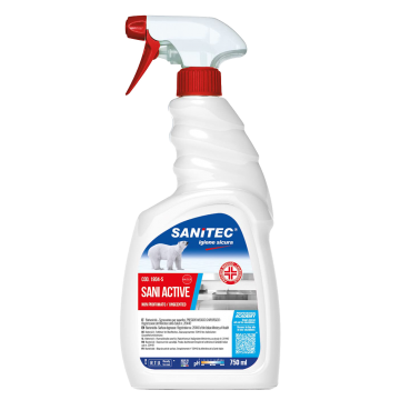 SANI ACTIVE 75cl. sgrassatore disinfetta SANI ACTIVE 75cl. sgrassatore disinfetta