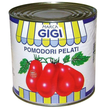 POMODORI PELATI ALTA RESA GIGI 2.5Kg (6) POMODORI PELATI ALTA RESA GIGI 2.5Kg (6)
