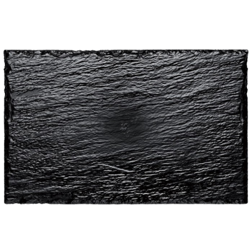 PIATTO ROCK MEDIUM NERO 22x14 x10pz PIATTO ROCK MEDIUM NERO 22x14 x10pz