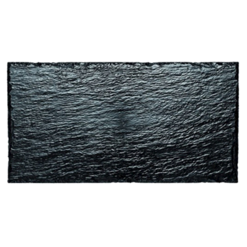 PIATTO ROCK BIG NERO 30x15 x10pz PIATTO ROCK BIG NERO 30x15 x10pz