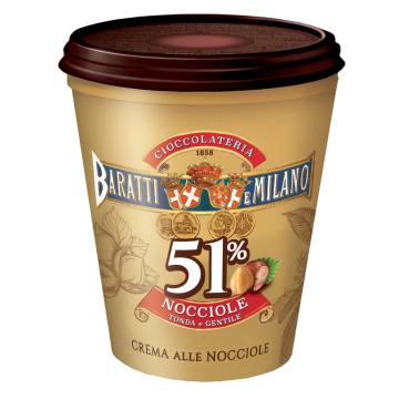 CREMA NOCCIOLE BARATTI 200gr # CREMA NOCCIOLE BARATTI 200gr #