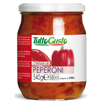 CREMA DI PEPERONI 540gr # CREMA DI PEPERONI 540gr #