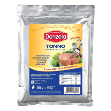 TONNO DONZELA 1kg. BUSTA O.OLIVA # (12) TONNO DONZELA 1kg. BUSTA O.OLIVA # (12)