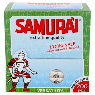 STUZZICADENTI IMBUST. 200pz. SAMURAI # STUZZICADENTI IMBUST. 200pz. SAMURAI #