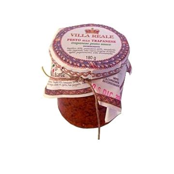 PESTO ALLA TRAPANESE C/mandorle 180 gr PESTO ALLA TRAPANESE C/mandorle 180 gr