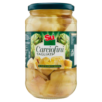 CARCIOFI TAGLIATI O.GIR. 530gr. # CARCIOFI TAGLIATI O.GIR. 530gr. #