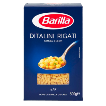 PASTA BARILLA DITALINI RIGATI 500gr &#92;