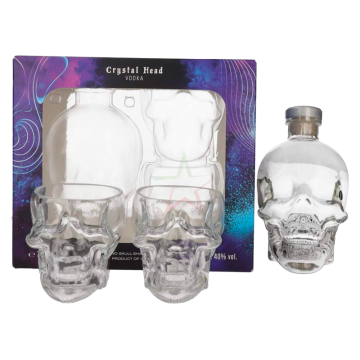 COFANETTO CRYSTAL HEAD + 2 SHOT #