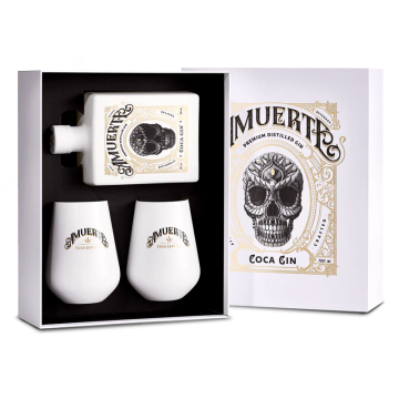 CONF. GIN AMUERTE WHITE 0.70 + 2 BICC. #