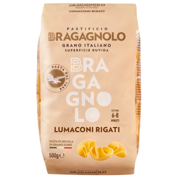 PASTA BRAGAGNOLO 500gr. LUMACONI RIGATI PASTA BRAGAGNOLO 500gr. LUMACONI RIGATI