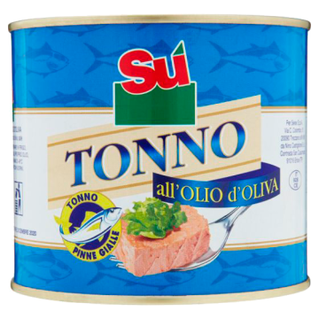 TONNO YELLOFIN O.OLIVA 620gr. SU' \ (12 TONNO YELLOFIN O.OLIVA 620gr. SU' \ (12