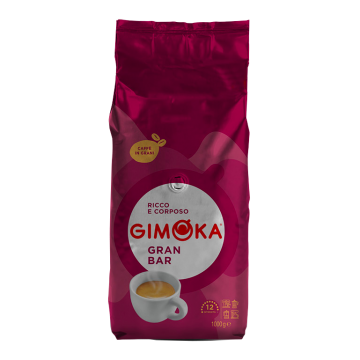 CAFFE&#39; GRAN BAR GRANI ROSSO 1kg GIMOKA #