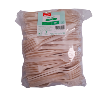 FORCHETTA BIO VANTO 100pz. # FORCHETTA BIO VANTO 100pz. #