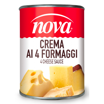 CREMA 4 FORMAGGI 424gr. nova # CREMA 4 FORMAGGI 424gr. nova #