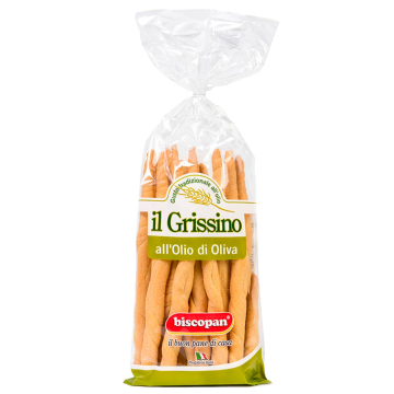 GRISSINI OLIO OLIVA 200gr. BISCOPAN #