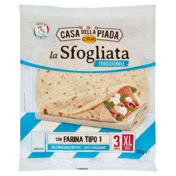 LA SFOGLIATA TRADIZIONALE 4pz.330gr.