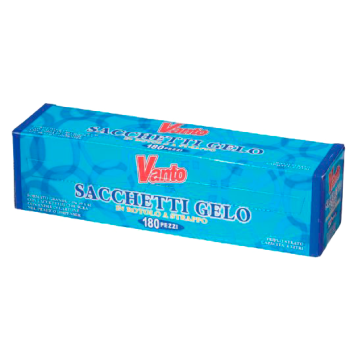 SACCHETTI GELO 29x42cm. 180pz. VANTO # SACCHETTI GELO 29x42cm. 180pz. VANTO #