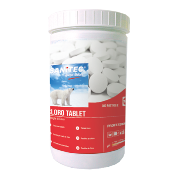 CLORO TABLET 500gr (150 tabs) SANITEC # CLORO TABLET 500gr (150 tabs) SANITEC #
