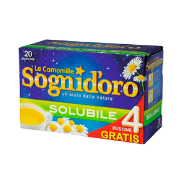 CAMOMILLA SOLUBILE 16+4bs. SOGNI D&#39;ORO