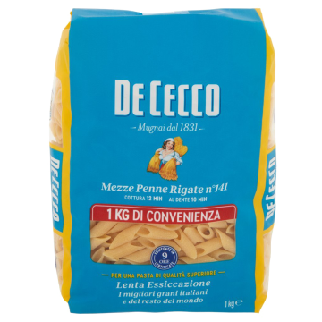 DE CECCO 1Kg MEZZE PENNE nÂ°141 # (12)