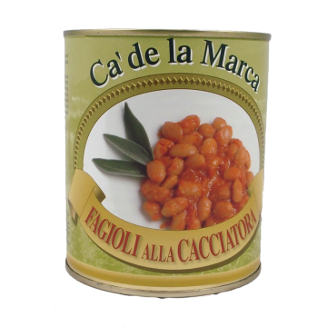FAGIOLI alla CACCIATORA 4/4 800gr. C. MA FAGIOLI alla CACCIATORA 4/4 800gr. C. MA